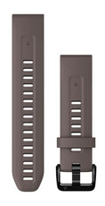 cinturino in silicone Garmin 20mm (per Garmin Fenix 8/7S/6S (43mm), ecc.), grigio V4, QuickFit, 010-13102-10