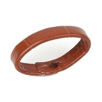 Cinturino in pelle marrone chiaro per orologi