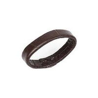 Passante in pelle marrone scuro per orologi