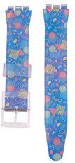 Cinturino in plastica Ricardo Barletta 17mm (per Swatch), colorato