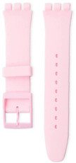Cinturino in silicone Ricardo 17mm (pro Swatch), rosa