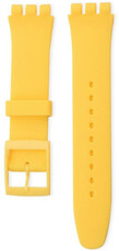 Cinturino in silicone Ricardo Barletta 17mm (per Swatch), giallo