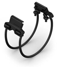 Cinturino in silicone Garmin 20mm Bungee Mount (per Garmin Fenix 8/7S/6S (43mm), ecc.), nero, QuickFit, 010-13249-00