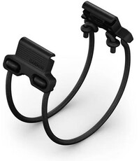 Cinturino in silicone Garmin 22mm Bungee Mount(per Garmin Fenix 8/7/6 (47mm), Epix 2 ecc.), nero, QuickFit, 010-13249-01