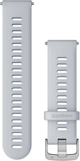 Cinturino in silicone Garmin 22mm (per Venu, Forerunner 255, Vívoactive 4 ecc.), bianco, Quick Release, 010-11251-3B
