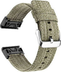 Cinturino in nylon Ricardo Cervinia 26mm, Green, QuickFit
