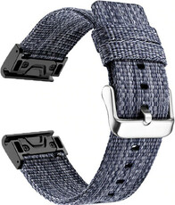 Cinturino in nylon Ricardo Cervinia 26mm, Blue/Black, QuickFit