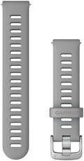 Cinturino in silicone Garmin 18mm (per Venu 2S, Vívoactive 4S, Vívomove 3S), grigio V1, Quick Release, 010-11251-3G