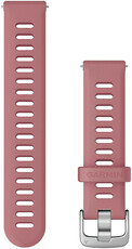 Cinturino in silicone Garmin 18mm (pro Venu 2S, Vívoactive 4S, Vívomove 3S), rosa, Quick Release