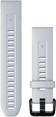 Cinturino in silicone Garmin 20mm (Fenix 7S/6S/5S), bianco V3, QuickFit