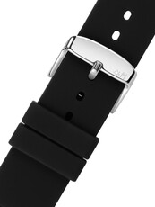 Cinturino nero in silicone Morellato Tunguska 5396187.019 M
