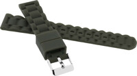 Cinturino in silicone JVD RJ7192.3 18mm, verde, per bambini