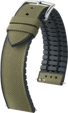 Cinturino verde Hirsch Arne L 0925090040-2 (Caucciù premium)