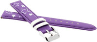Cinturino in pelle JVD RJ7117.8 14mm, viola, per bambini