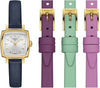 Tissot Lovely Square Summer Set Quartz T058.109.36.031.03 + Cinturini di ricambio