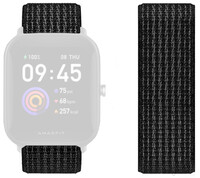 cinturino in nylon Ricardo Madesimo 20mm, Black, Quick Release