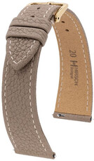 Cinturino in pelle Hirsch Bologna M 01802137-1, marrone, vitello, lunghezza M, Quick Release