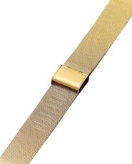 bracciale in acciaio inossidabile Ricardo Barletta, oro, a maglia milanese