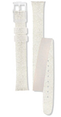 Cinturino in silicone Swatch ALK343 11mm (pro Swatch), bianco