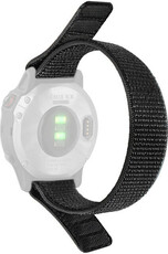 cinturino in nylon Ricardo Cortina 22mm, Black, a passante