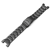bracciale in acciaio inossidabile Ricardo Robbio (per Casio G-Shock G-Steel GST), nero