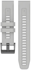 Cinturino in silicone Ricardo 20mm (pro Garmin Fenix 8/7S/6S (43mm), aj.), grigio V1, QuickFit