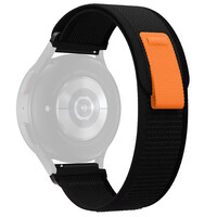 Cinturino Quick Release 22mm, in nylon, nero, velcro (Garmin Venu 3, Forerunner 265, Vívoactive 4, ecc.)