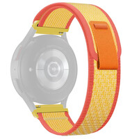 Cinturino Quick Release 22mm, in nylon, arancione, velcro (Garmin Venu 3, Forerunner 265, Vívoactive 4, ecc.)