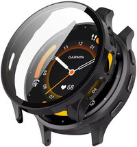 Cover protettiva (pro Garmin Venu 3), in plastica, nero + vetro