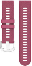Cinturino in silicone Ricardo 18mm (per Garmin Venu 2S, Vívoactive 4S, Forerunner 265S, Venu 3S ecc.), rosso V1, Quick Release