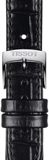 Cinturino in pelle Tissot T852.043.622 15mm, nero