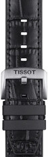 Cinturino in pelle Tissot T852.046.761 22mm, nero, Quick Release