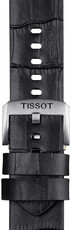 Cinturino in pelle Tissot T852.046.775 22mm, nero, Quick Release