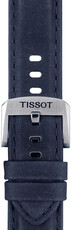 Cinturino blu in pelle Tissot T852.046.831