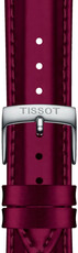 cinturino in pelle Tissot T852.048.152 18mm, rosso, Quick Release
