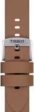 Cinturino in pelle Tissot T852.048.217 20mm, marrone, Quick Release