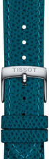Cinturino in pelle Tissot T852.049.059 18mm, blu, Quick Release