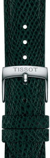 Cinturino in pelle Tissot T852.049.061 18mm, verde, Quick Release