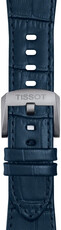Cinturino in pelle Tissot T852.049.411 (per il modello Tissot PRX 42mm), blu, Quick Release