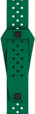 Cinturino in gomma Tissot Sideral T852.048.862 20mm, verde, Quick Release