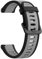Cinturino in silicone Ricardo Bormio 18mm, Black, Quick Release