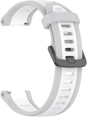 Ricardo Cinturino in silicone 22 mm (Garmin Venu 3, Forerunner 265, Vívoactive 4, ecc.), grigio, Sgancio rapido