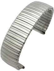 Bracciale in acciaio inossidabile Ricardo Torrino, argento, elastico