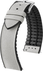 Cinturino Hirsch Arne L 0925090030-2, grigio, tessuto