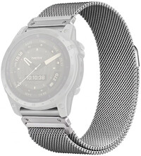 bracciale in acciaio inossidabile Ricardo Champoluc 22mm, Silver, QuickFit