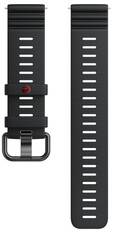 Cinturino in silicone Polar 22mm, nero V1, dimensione S-L, Quick Release