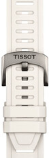 Cinturino in silicone Tissot T852.049.245 21 mm, bianco