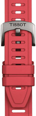 Cinturino in silicone Tissot T852.049.247 21 mm, rosso, taglia XS