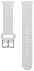 Cinturino in silicone Polar 20mm, bianco, dimensione S-L, Quick Release