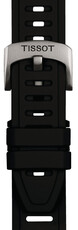 Cinturino in silicone Tissot T852.049.249 21mm, nero (mis. XS), Quick Release